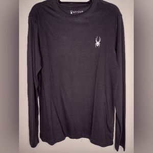 NWT Spyder Men's Black Long-Sleeve Shirt Size Medium